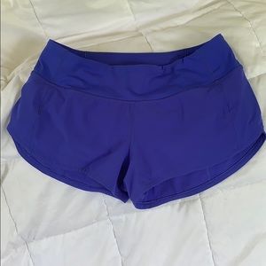 Lululemon speed up shorts size 4